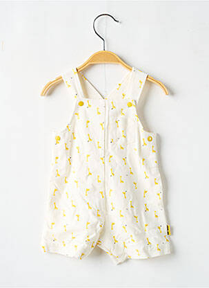 Salopetă scurtă galben P'TIT BISOU băiat