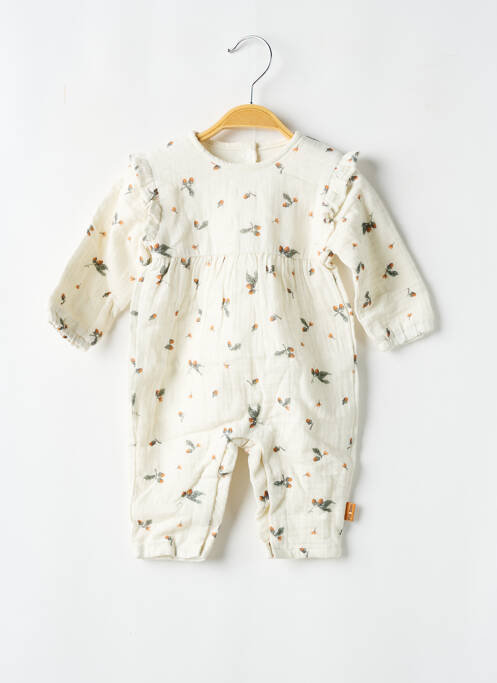 Salopetă-pantalon bej P'TIT BISOU fată