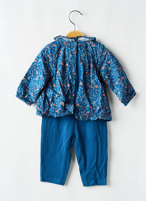 Salopetă-pantalon albastru MARESE fată