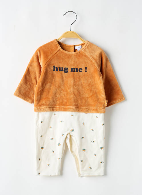 Salopetă-pantalon portocaliu P'TIT BISOU băiat