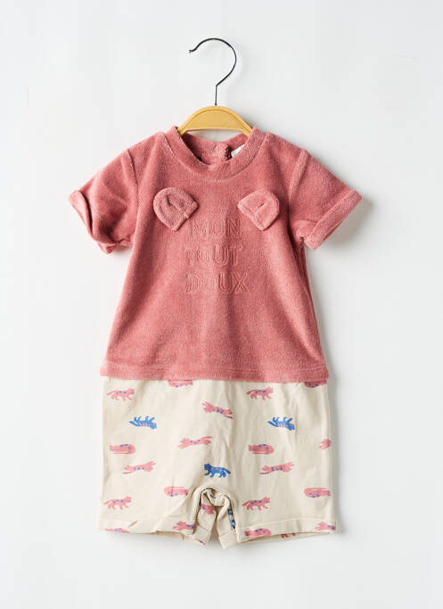 Salopetă scurtă roz MARESE fată