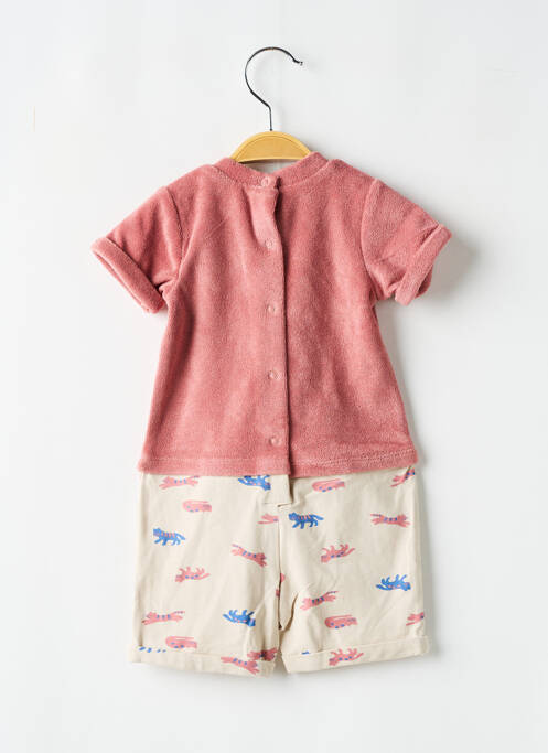 Salopetă scurtă roz MARESE fată