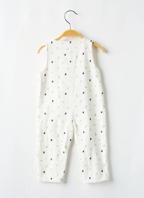 Salopetă-pantalon alb P'TIT BISOU băiat