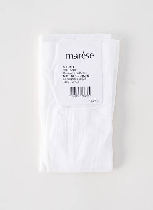 Colanți alb MARESE fată