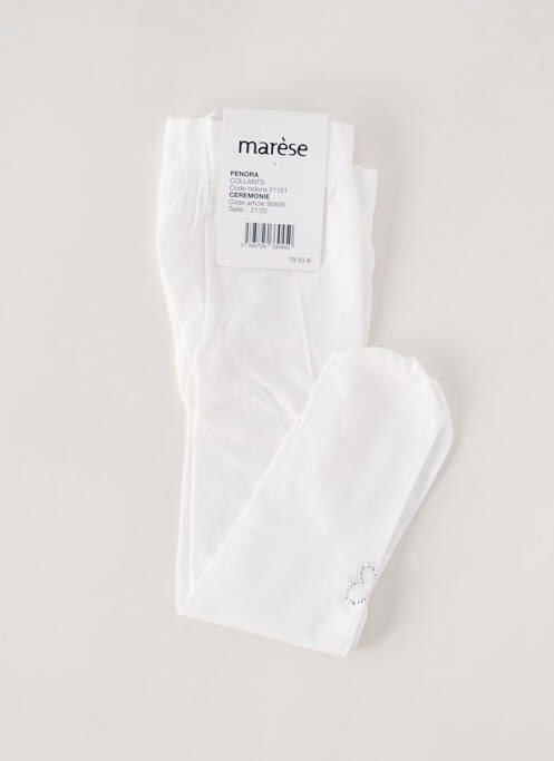 Colanți alb MARESE fată