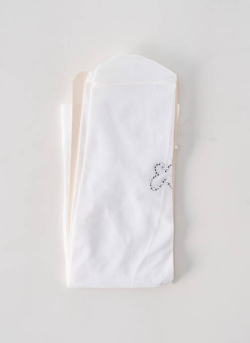 Colanți ușoară și transparentă alb MARESE fille