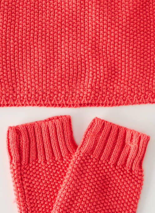 Guler / Eșarfă de gât roz MARESE fată