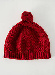 Căciulă tricot gros roșu OOXOO copil