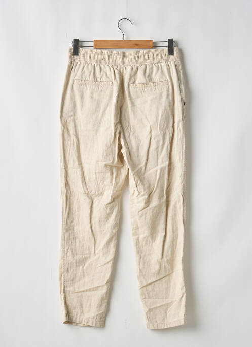 Pantalon drept bej ZARA femeie