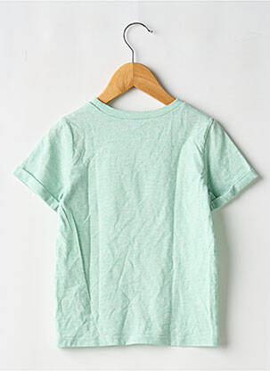 Tricou croială dreaptă mâneci scurte verde TARTINE ET CHOCOLAT băiat