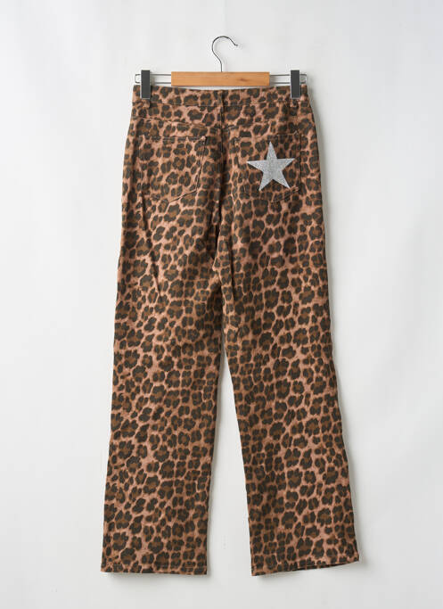 Pantalon drept maro SANS MARQUE femeie