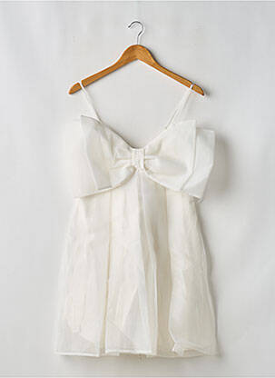 Rochie scurtă alb NAF NAF femeie