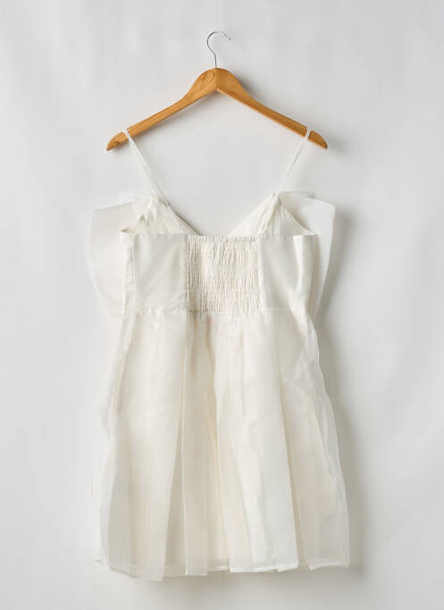 Rochie scurtă alb NAF NAF femeie