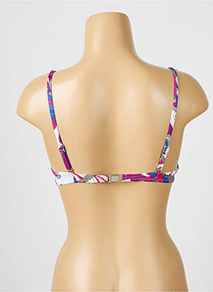 Sutien de costum de baie bretele elastice reglabile top sutien push-up violet CHANTELLE femeie