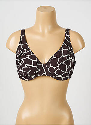 Sutien de costum de baie bretele elastice reglabile maro ROSA FAIA femeie