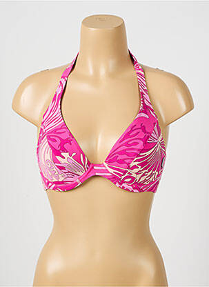 Sutien de costum de baie bretele elastice reglabile roz ROSA FAIA femeie