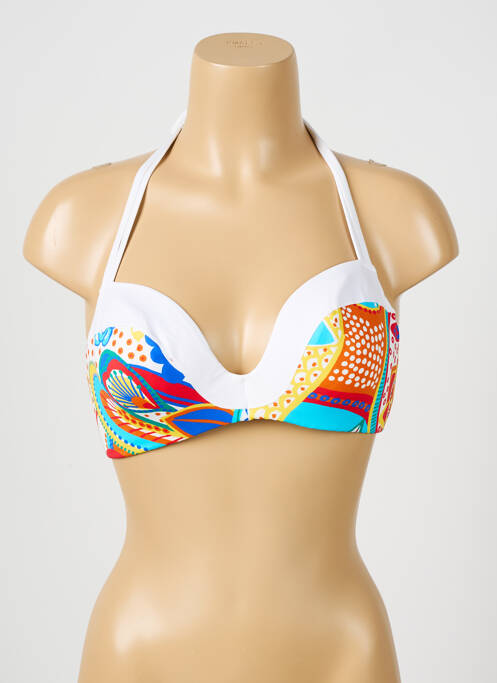 Sutien de costum de baie alb NICOLE OLIVIER femeie