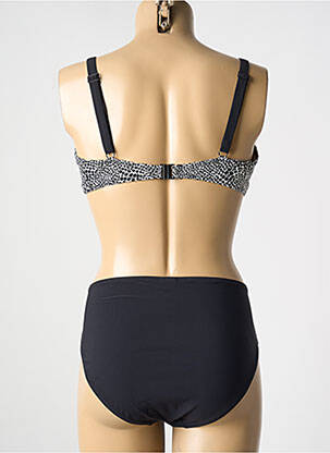 Costum de baie din două piese elasticitate top sutien modelat negru ANITA femeie