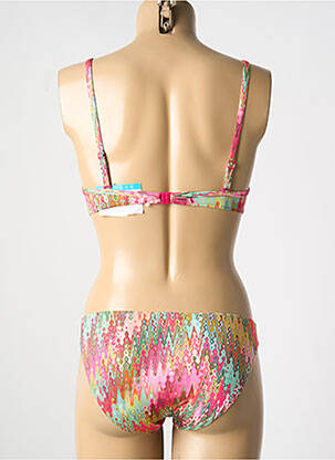 Costum de baie din două piese elasticitate top sutien push-up verde LIDEA femeie