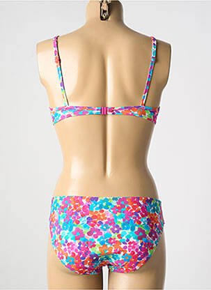 Costum de baie din două piese elasticitate top sutien modelat albastru ROSA FAIA femeie