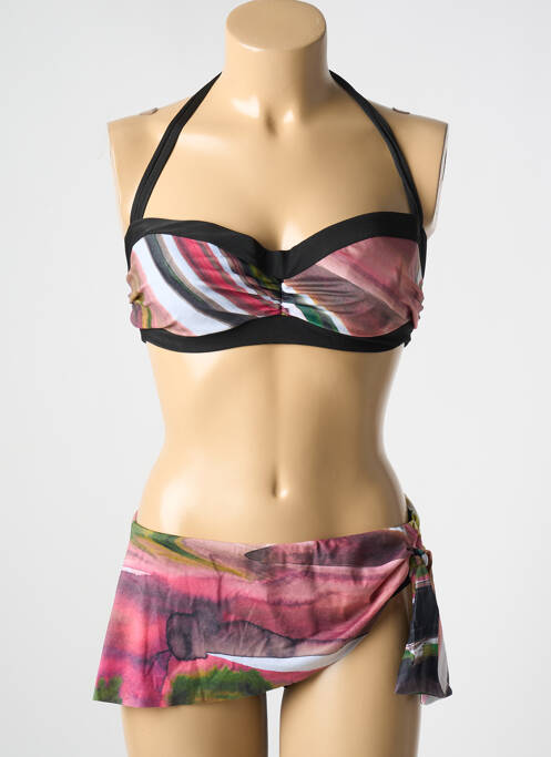 Costum de baie din două piese negru NICOLE OLIVIER femeie