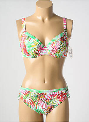 Costum de baie din două piese verde LIDEA femeie