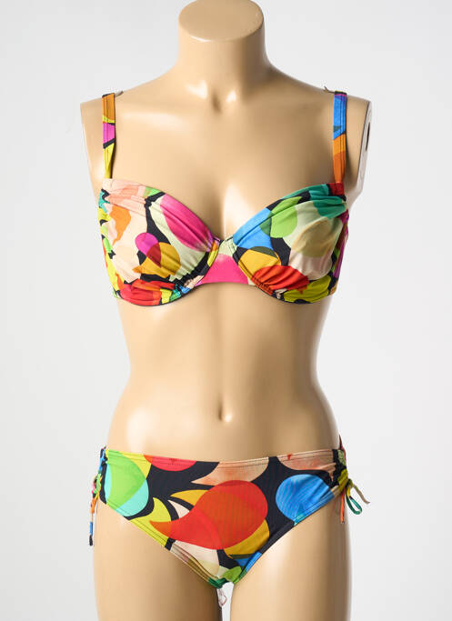 Costum de baie din două piese roșu RASUREL femeie