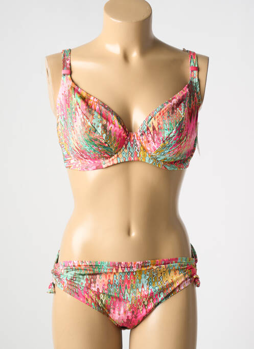 Costum de baie din două piese roz LIDEA femeie