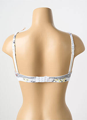 Sutien efect material satinat top sutien push-up alb ESPRIT femeie