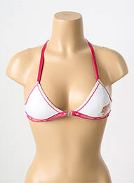 Sutien bretea multi poziție top sutien tip racerback alb CHIPIE femeie