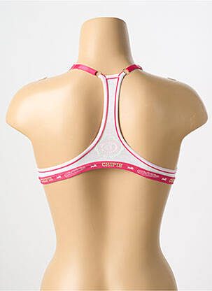 Sutien fără armatură top sutien tip racerback alb CHIPIE femeie