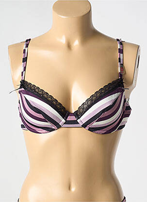 Sutien țesătură tulle sutien cupe întregi cu decolteu înalt violet ESPRIT femeie