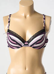 Sutien țesătură tulle sutien cupe întregi cu decolteu înalt violet ESPRIT femme