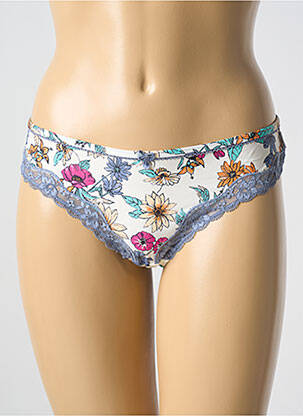 Tanga efect material satinat gri ESPRIT femeie