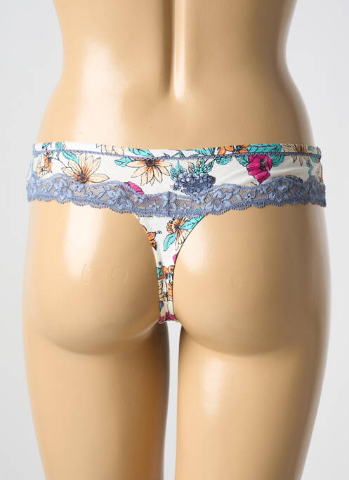 Tanga efect material satinat gri ESPRIT femme