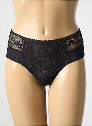 Tanga broderie negru AVET femeie