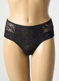 Tanga broderie negru AVET femeie