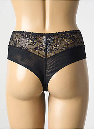 Tanga broderie negru AVET femeie