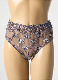 Tanga broderie violet PRIMADONNA femme