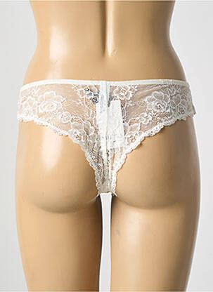 Tanga broderie bej MILLESIA femeie