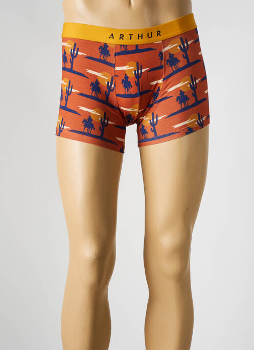 Boxer imprimeu fantezie portocaliu ARTHUR homme