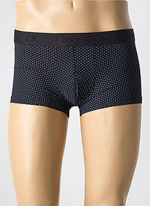 Boxer efect material satinat negru HOM bărbat