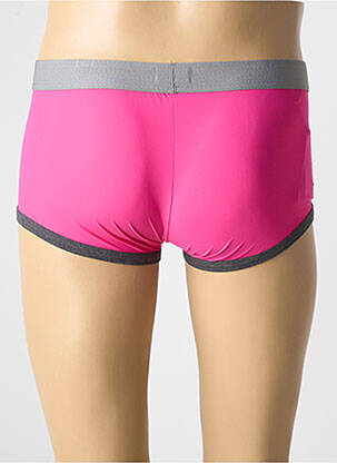 Boxer efect material satinat roz HOM bărbat
