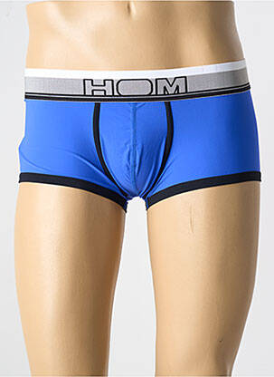 Boxer efect material satinat albastru HOM bărbat