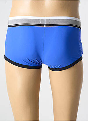 Boxer efect material satinat albastru HOM bărbat