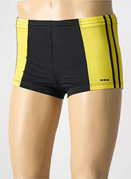 Șort de baie efect material satinat galben HOM homme
