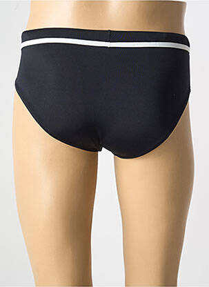 Slip de baie efect material satinat negru HOM bărbat
