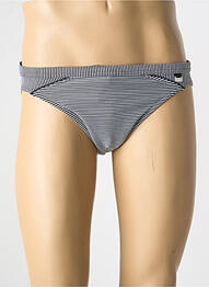 Slip de baie imprimeu dungi negru HOM homme