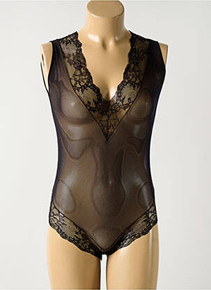 Body de lenjerie elasticitate negru PIERRE MANTOUX femeie