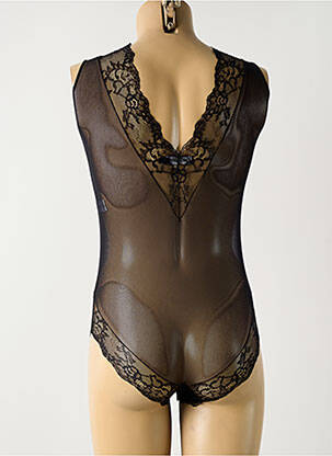 Body de lenjerie elasticitate negru PIERRE MANTOUX femeie